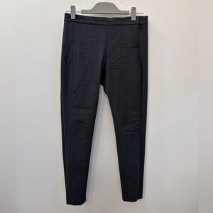 Banana Republic Devon Legging-Fit Stretch Ankle Pant Ponte, Heather Gray